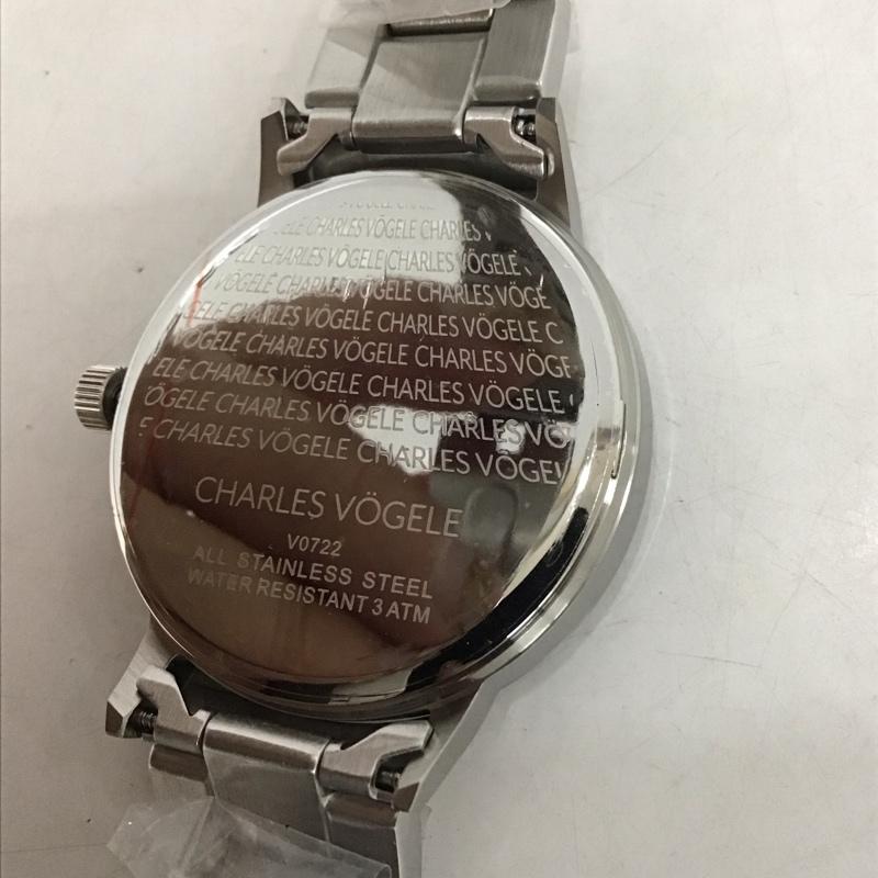 シャルルホーゲル CHARLESVOGELE 腕時計 アナログ(クォーツ式) V0722 ロゴ、文字 銀 / シルバー / メンズ USED 古着 中古 10135267