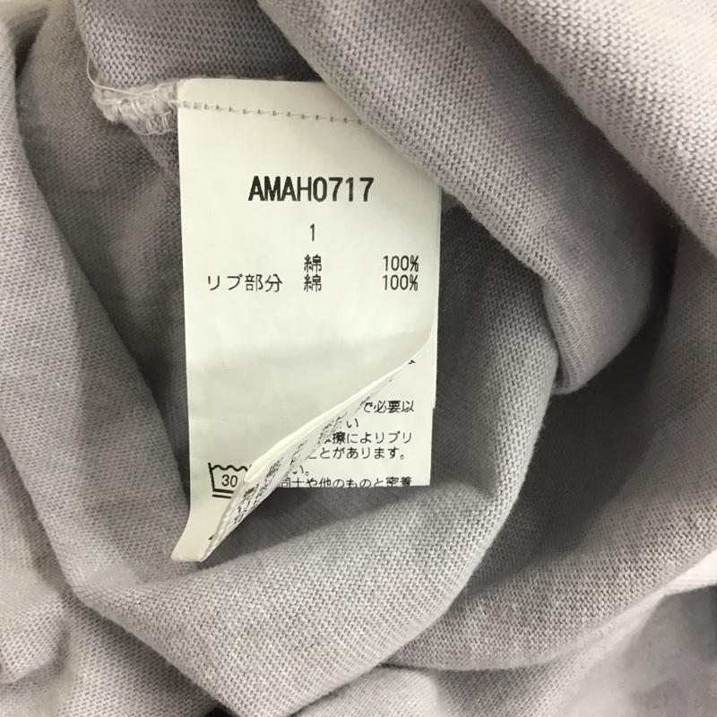 オールアワーズ ALL HOURS Tシャツ 半袖 半袖カットソー プリントTシャツ クルーネックカットソー 1 プリント 灰 / グレー / レディース USED 古着 中古 10135414