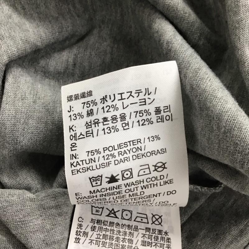 ナイキ NIKE Tシャツ 半袖 BQ1854-063 スウッシュ DRI-FIT スポーツウェア タグ付き XL ロゴ、文字 灰 / グレー / メンズ USED 古着 中古 10135571