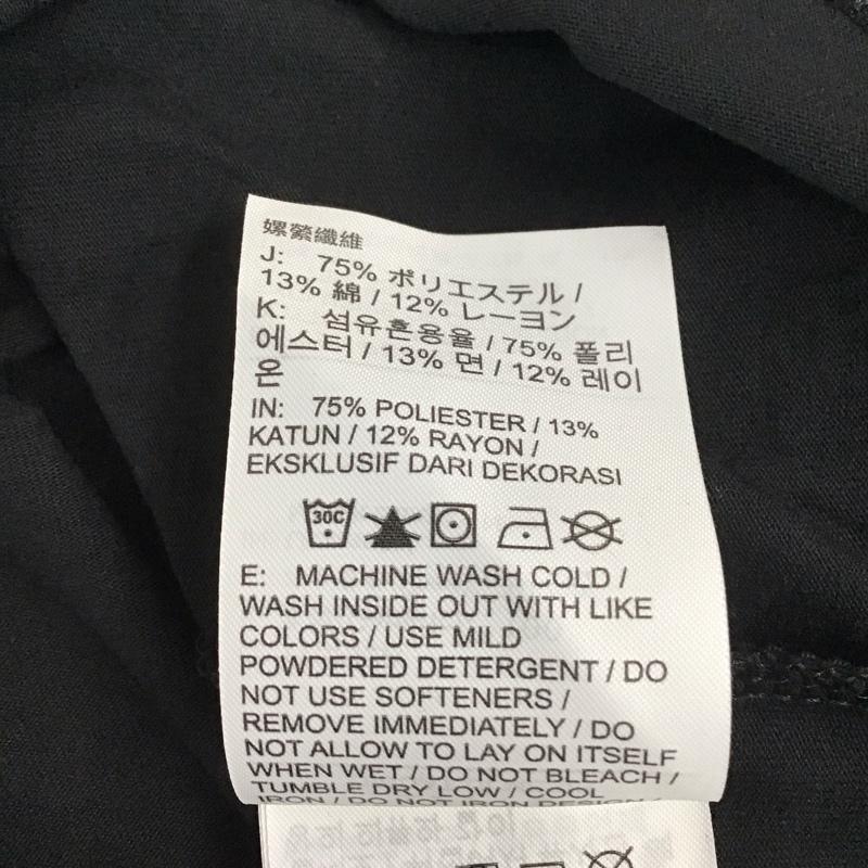 ナイキ NIKE Tシャツ 半袖 BQ1854-010 スウッシュ DRI-FIT スポーツウェア L ロゴ、文字 黒 / ブラック / メンズ USED 古着 中古 10135616