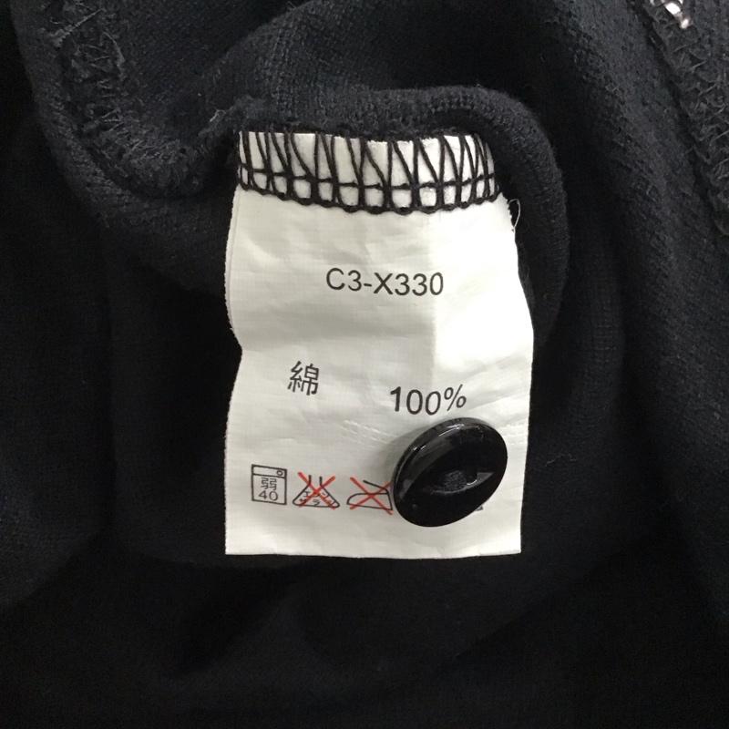 チャンピオン Champion ポロシャツ 半袖 半袖ポロシャツ カラーシャツ 半袖カットソー M ドット 黒 / ブラック / メンズ USED 古着 中古 10135975