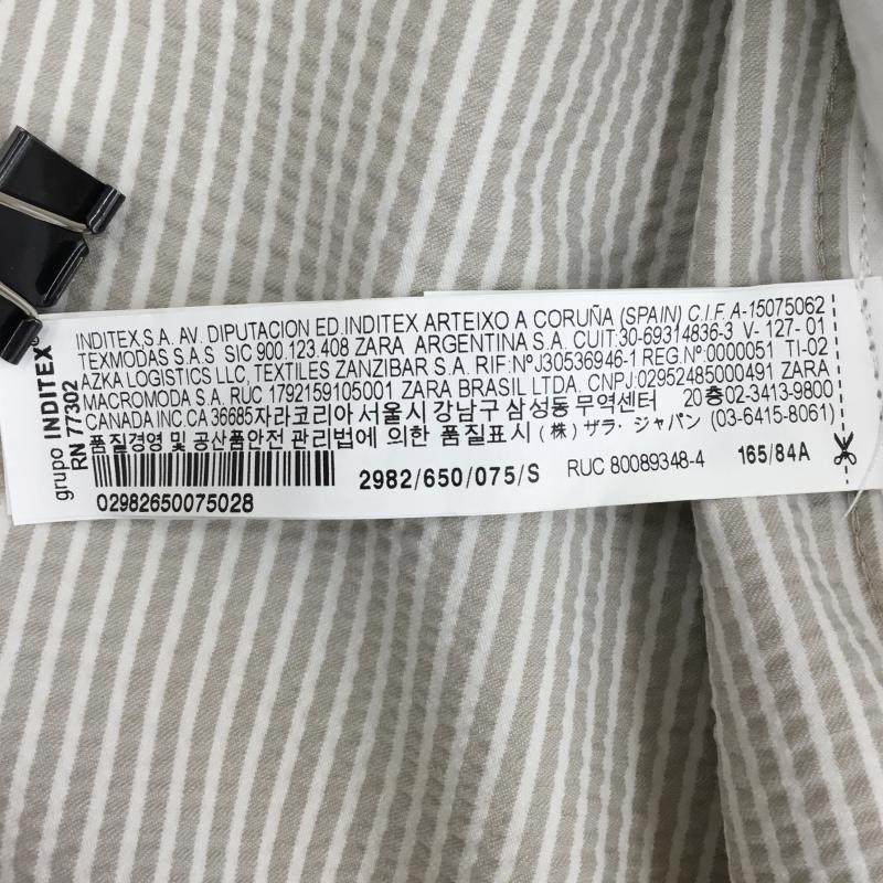 ザラ ZARA ジャケット、上着 ジャケット、ブレザー S チェック ベージュ / ベージュ / レディース USED 古着 中古 10136778