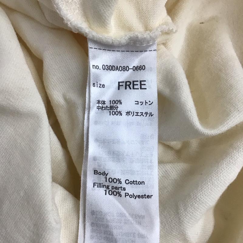 スローバイスライ THROW by SLY Tシャツ 長袖 030DA080-0660 PADDED L/S TOPS FREE 無地 アイボリー / アイボリー / レディース USED 古着 中古 10136878