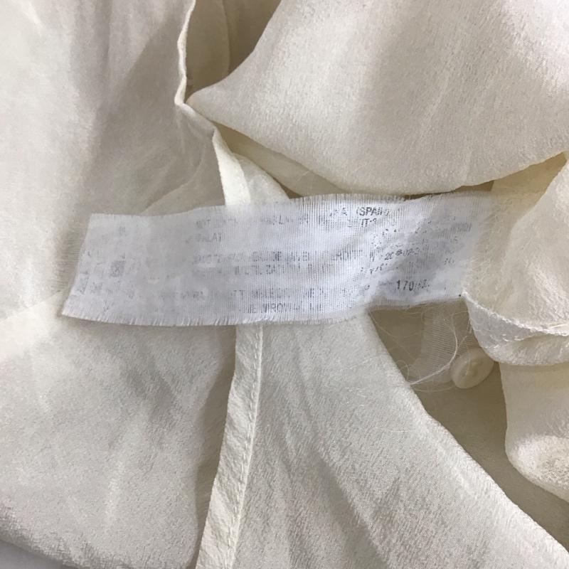 ザラウーマン ZARA WOMAN シャツ、ブラウス 長袖 M 無地 アイボリー / アイボリー / レディース USED 古着 中古 10136907