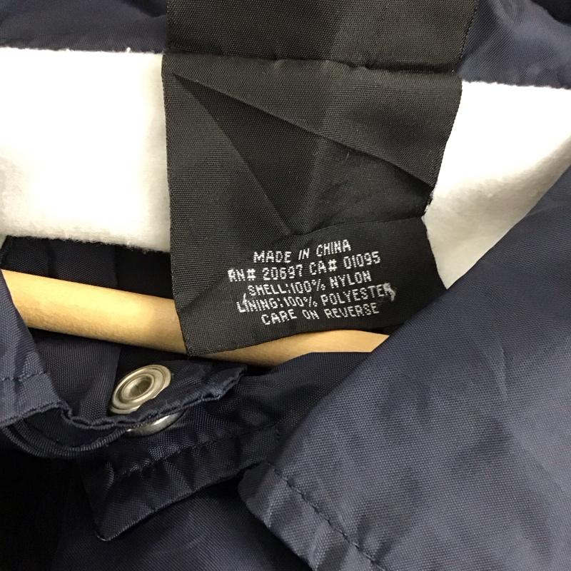 ディッキーズ Dickies ジャケット、上着 ジャケット、ブレザー ナイロンジャケット カジュアルジャケット アウター XL ロゴ、文字 紺 / ネイビー / メンズ USED 古着 中古 10137106
