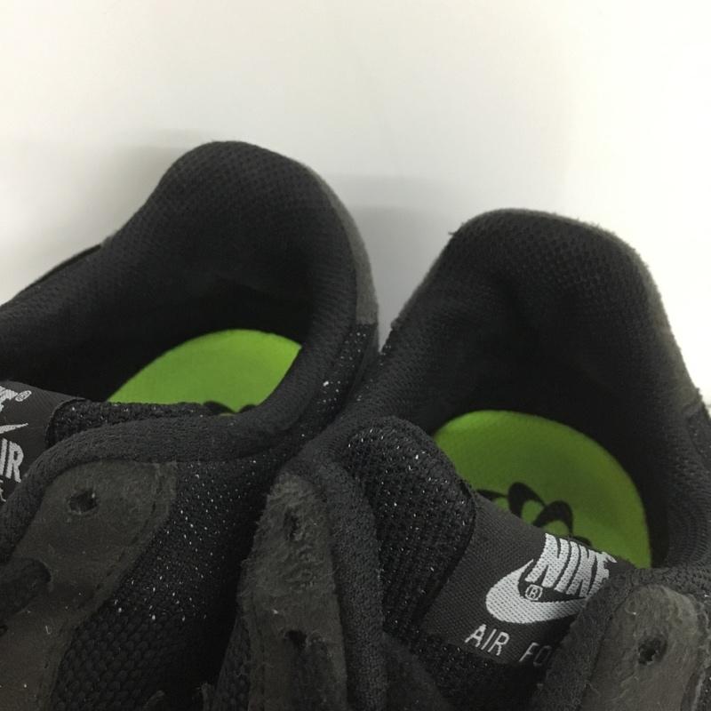 ナイキ NIKE スニーカー スニーカー DC4831-001 AIR FORCE 1 CRATER FLYKNIT 26.5cm 26.5cm ロゴ、文字 黒 / ブラック / メンズ USED 古着 中古 10137342