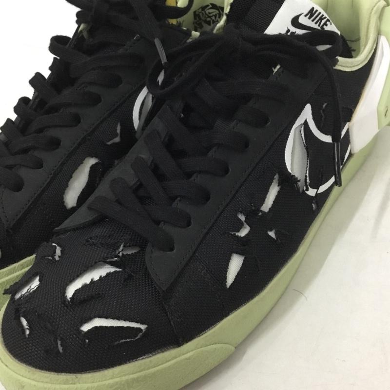 ナイキ NIKE スニーカー スニーカー DO9373-001 BLAZER LOW ACRNM 28.5cm 箱有 28.5cm ロゴ、文字 黒 / ブラック / X 薄緑 / ライトグリーン / メンズ USED 古着 中古 10137373