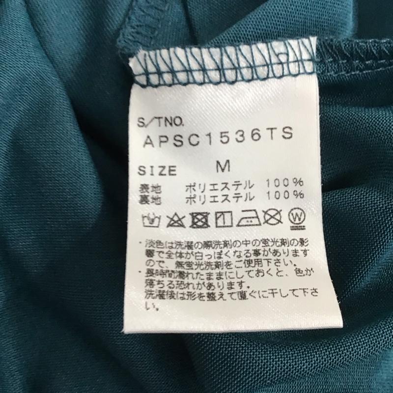 アパートバイローリーズ apart by lowrys ワンピース ロングスカート ロングワンピース ノースリーブロングワンピース プリーツスカート M 無地 緑 / グリーン / レディース USED 古着 中古 10137569