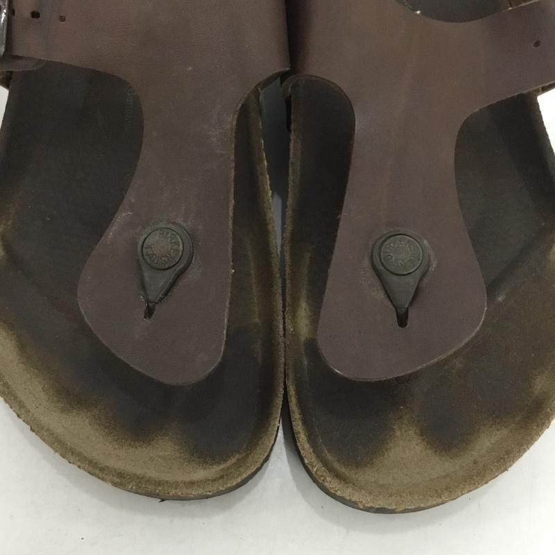 ビルケンシュトック BIRKENSTOCK サンダル サンダル Ramses トングサンダル 40 箱有 無地 茶 / ブラウン / メンズ USED 古着 中古 10137847