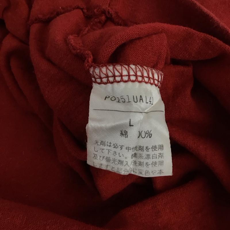 ピンクハウス PINK HOUSE Tシャツ 半袖 半袖カットソー プリントTシャツ クルーネックカットソー L プリント 赤 / レッド / レディース USED 古着 中古 10138791
