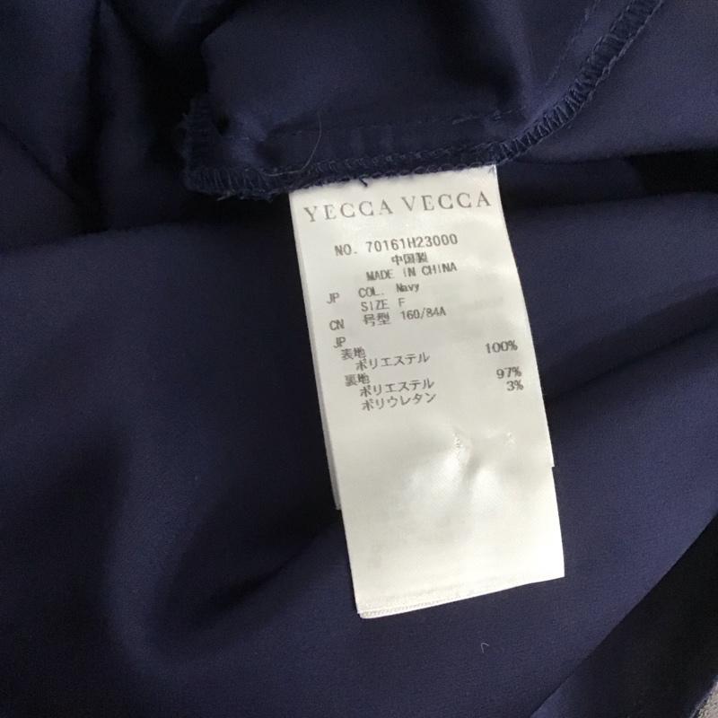 イェッカヴェッカ YECCA VECCA ワンピース ミニスカート FREE 無地 紺 / ネイビー / レディース USED 古着 中古 10138811