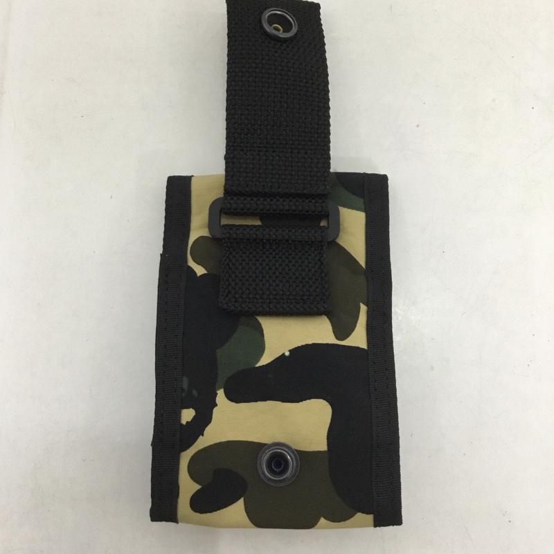 アベイシングエイプ A BATHING APE ポーチ ポーチ ベルトポーチ 迷彩 カモ柄 ロゴ、文字 マルチカラー / マルチカラー / メンズ USED 古着 中古 10139080