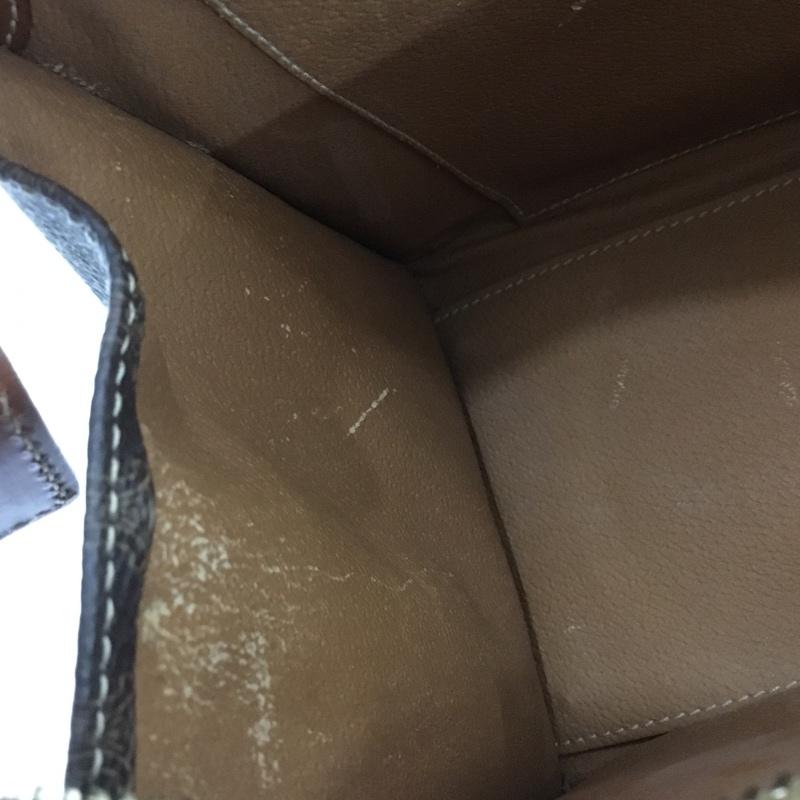 セリーヌ CELINE ハンドバッグ ハンドバッグ OLD マカダム スクエア 総柄 茶 / ブラウン / レディース USED 古着 中古 10139101
