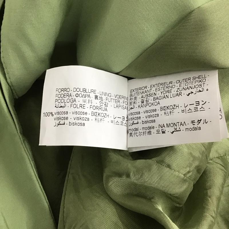 ザラ ZARA ベスト ベスト 7760 816 508 ジレ ロング丈 S 無地 薄緑 / ライトグリーン / レディース USED 古着 中古 10139235