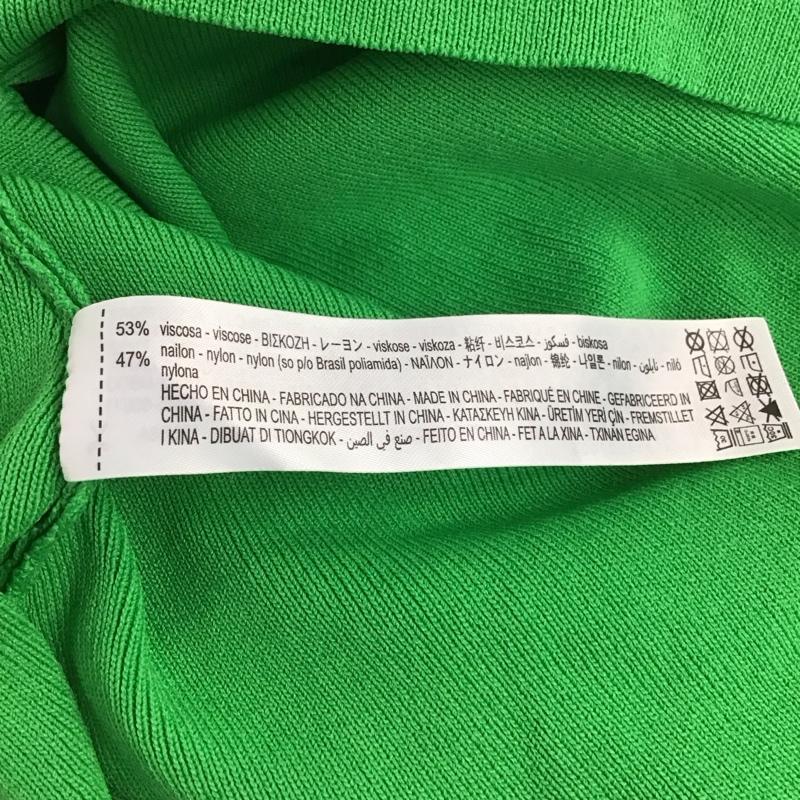 ザラ ZARA ワンピース ミニスカート M 無地 緑 / グリーン / レディース USED 古着 中古 10139368