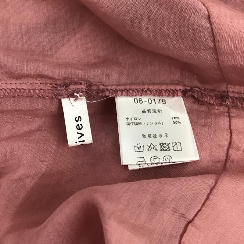 アルシーヴ archives シャツ、ブラウス 長袖 無地 桃 / ピンク / レディース USED 古着 中古 10139574