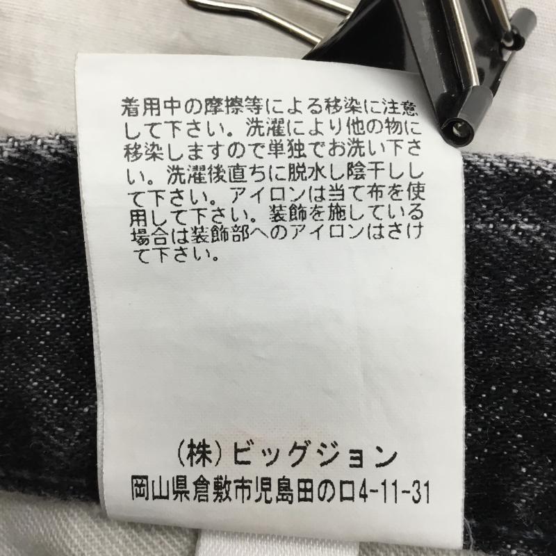 ビッグジョン Big John パンツ デニム、ジーンズ 29インチ 無地 黒 / ブラック / レディース USED 古着 中古 10139660
