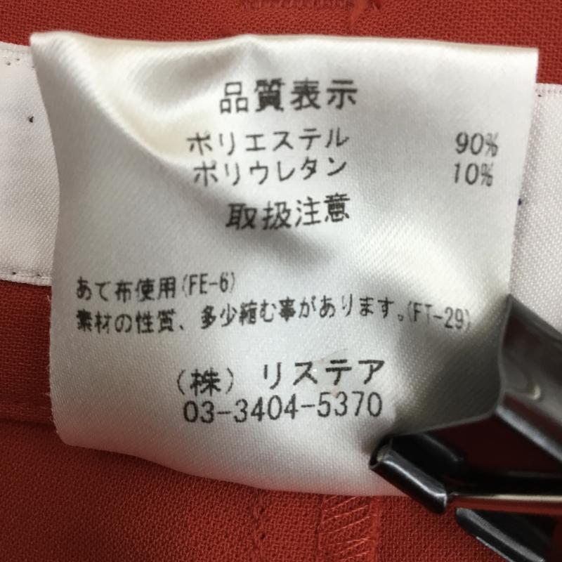 ルシェルブルー LE CIEL BLEU パンツ スラックス 36 無地 赤 / レッド / レディース USED 古着 中古 10139681