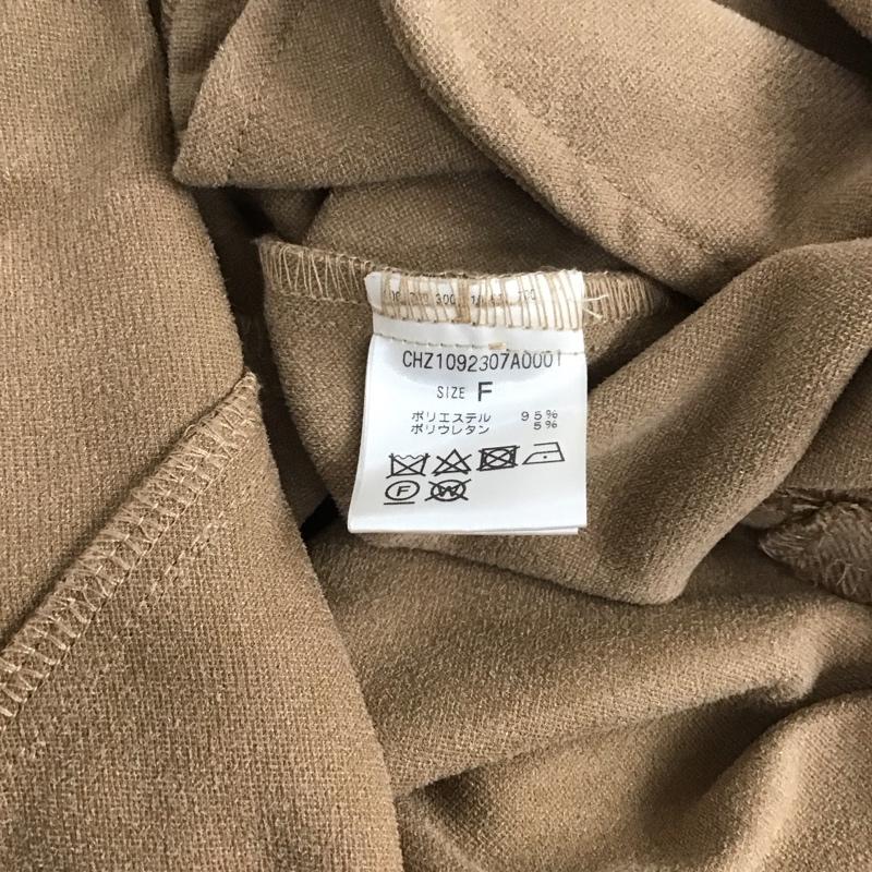 フーズフーチコ who s who Chico シャツ、ブラウス 長袖 FREE 無地 茶 / ブラウン / レディース USED 古着 中古 10140058