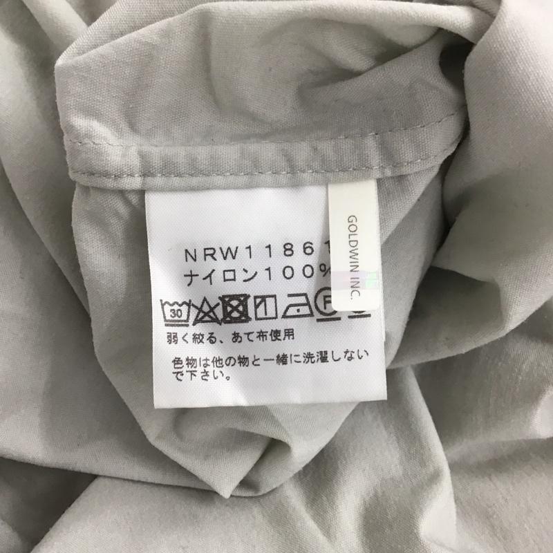 ザノースフェイス THE NORTH FACE シャツ、ブラウス 長袖 NRW11861 サイエンスオブムーブメントバンドカラーシャツ M 無地 灰 / グレー / レディース USED 古着 中古 10140230