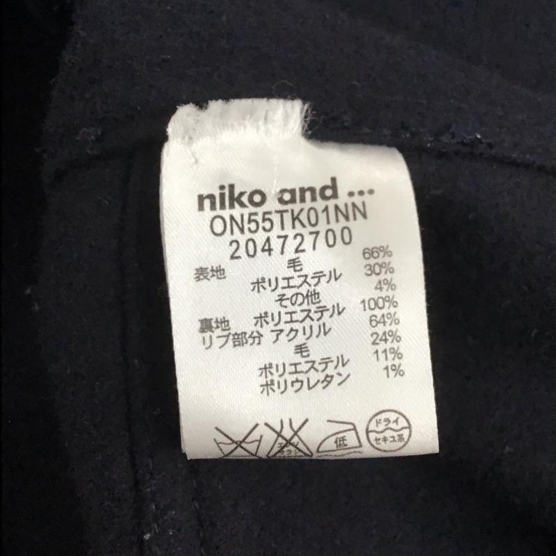 ニコアンド niko and... ジャケット、上着 ジャンパー、ブルゾン ON55TK01NN ロング丈 無地 紺 / ネイビー / メンズ USED 古着 中古 10140255