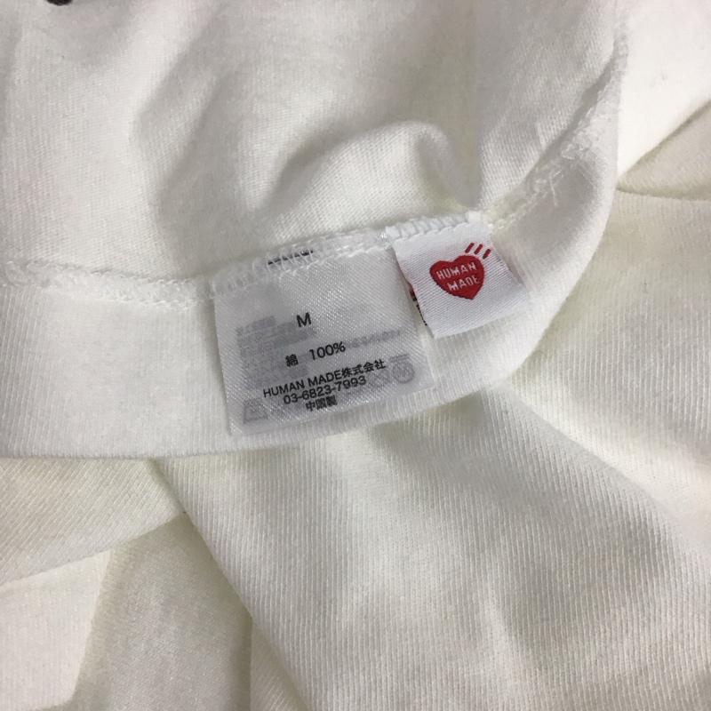 ヒューマンメード HUMAN MADE Tシャツ 半袖 半袖カットソー プリントTシャツ クルーネックカットソー M プリント 白 / ホワイト / メンズ USED 古着 中古 10140315