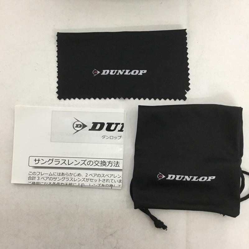 ダンロップ DUNLOP めがね・サングラス サングラス DU-006 スポーツサングラス ロゴ、文字 白 / ホワイト / X 青 / ブルー / メンズ USED 古着 中古 10140452