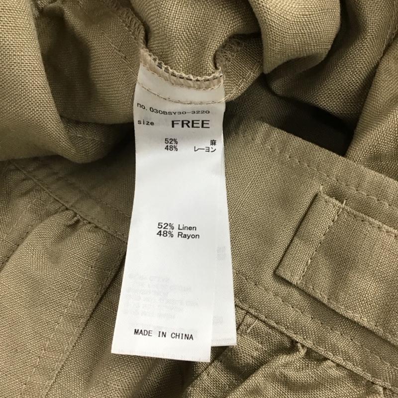 スライ SLY ジャケット、上着 ジャケット、ブレザー 030BSY30-3220 リネン混のカラージャケット FREE 無地 ベージュ / ベージュ / レディース USED 古着 中古 10140475