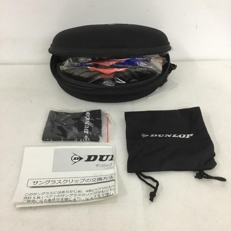 ダンロップ DUNLOP めがね・サングラス サングラス DU-010 スポーツサングラス ミラーレンズ ロゴ、文字 赤 / レッド / メンズ USED 古着 中古 10140537