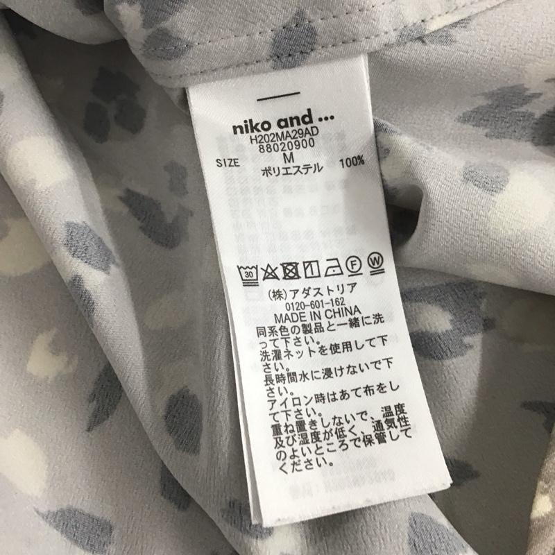 ニコアンド niko and... シャツ、ブラウス 半袖 半袖シャツ プリントシャツ ポケットシャツ M プリント マルチカラー / マルチカラー / メンズ USED 古着 中古 10140857