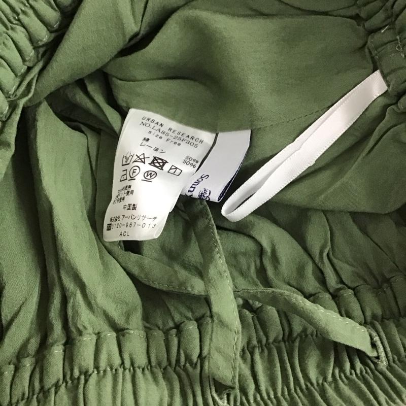 サニーレーベル Sonny Label スカート ロングスカート LA85-25F305 コットンレーヨンギャザーマキシスカート FREE 無地 カーキ / カーキ / レディース USED 古着 中古 10140900