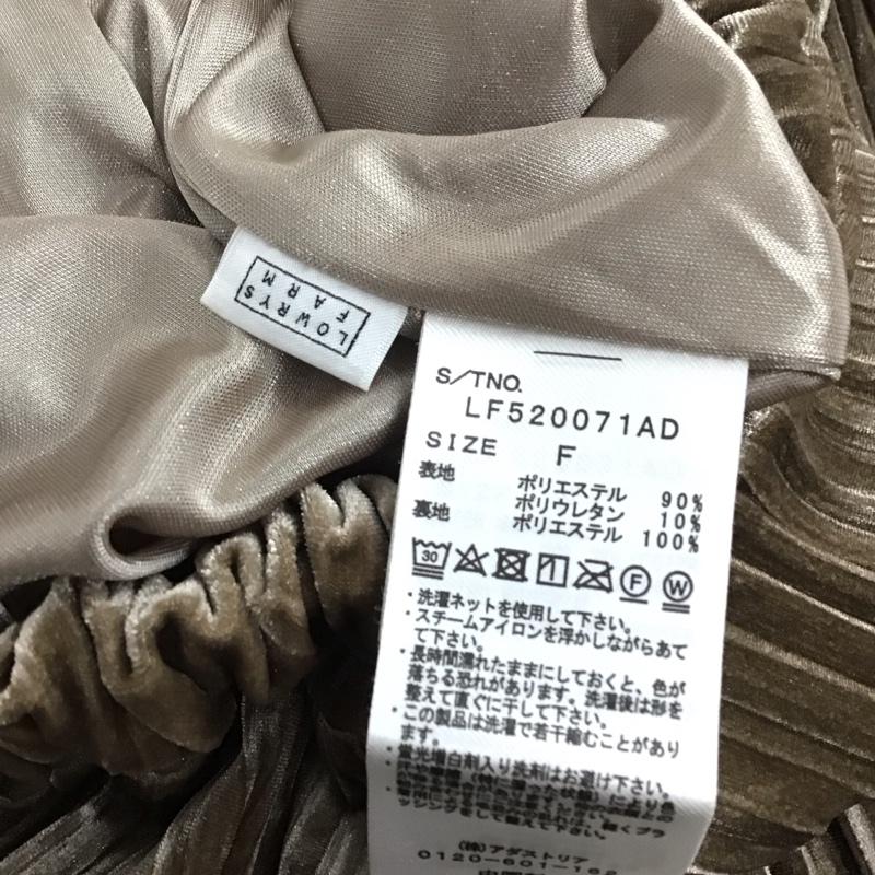ローリーズファーム LOWRYS FARM ボトムス ボトムス FREE 無地 茶 / ブラウン / レディース USED 古着 中古 10140906