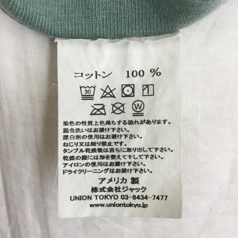 ユニオン UNION カットソー 長袖 1 ロゴ、文字 緑 / グリーン / メンズ USED 古着 中古 10140936