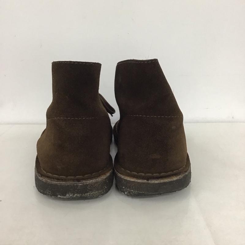 クラークス Clarks ブーツ ショートブーツ 31692 デザートブーツ US9 1/2 US:9.5 無地 茶 / ブラウン / メンズ USED 古着 中古 10141047
