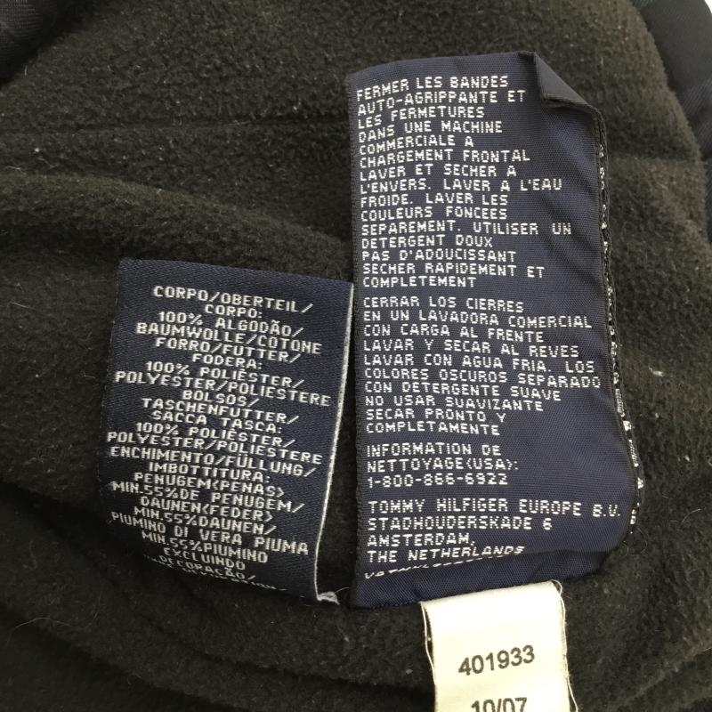 トミーヒルフィガー TOMMY HILFIGER ジャケット、上着 ダウンベスト L チェック 緑 / グリーン / レディース USED 古着 中古 10141162
