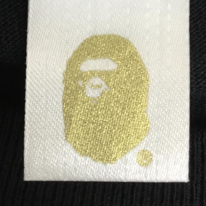 アベイシングエイプ A BATHING APE Tシャツ 半袖 001TEK801026M L プリント 黒 / ブラック / メンズ USED 古着 中古 10141208