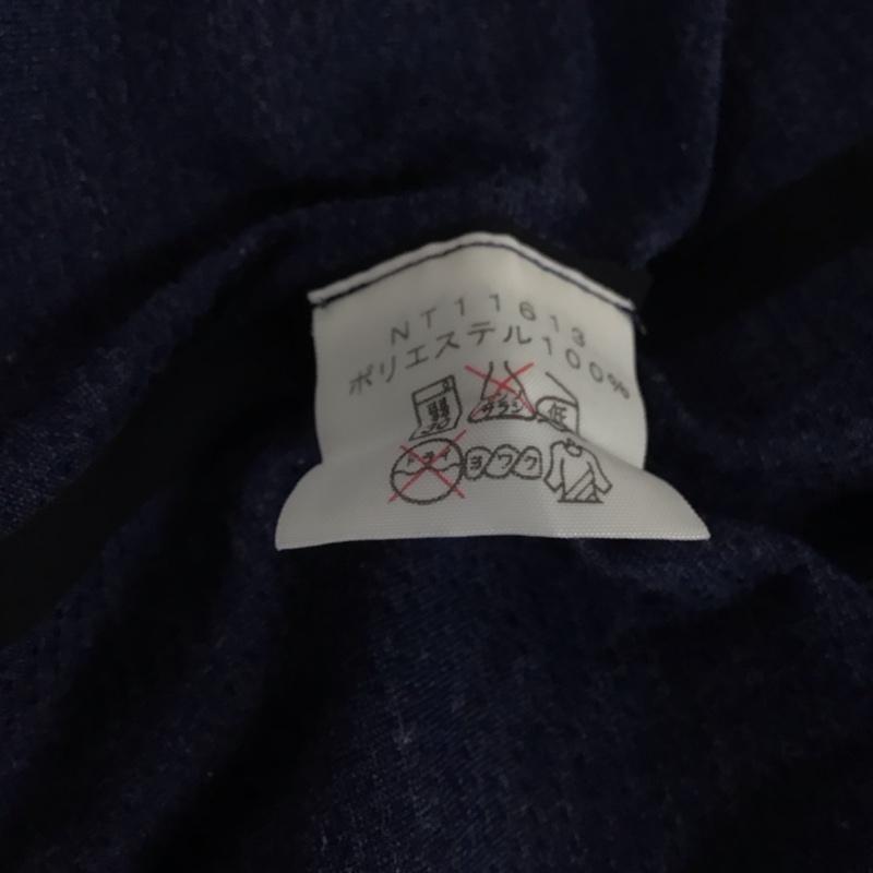 ザノースフェイス THE NORTH FACE Tシャツ 半袖 半袖カットソー プリントTシャツ クルーネックカットソー L ロゴ、文字 紺 / ネイビー / メンズ USED 古着 中古 10141239