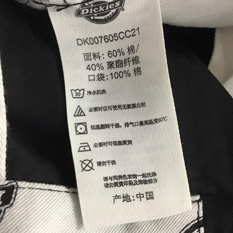ディッキーズ Dickies パンツ ワークパンツ、ペインターパンツ ワイド 32インチ 無地 黒 / ブラック / メンズ USED 古着 中古 10141362