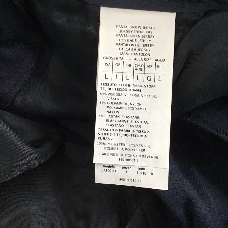 マックスマーラ MaxMara パンツ ワークパンツ、ペインターパンツ ワイドパンツ カジュアルパンツ スラックス ストレッチ L 総柄 紺 / ネイビー / メンズ USED 古着 中古 10141521