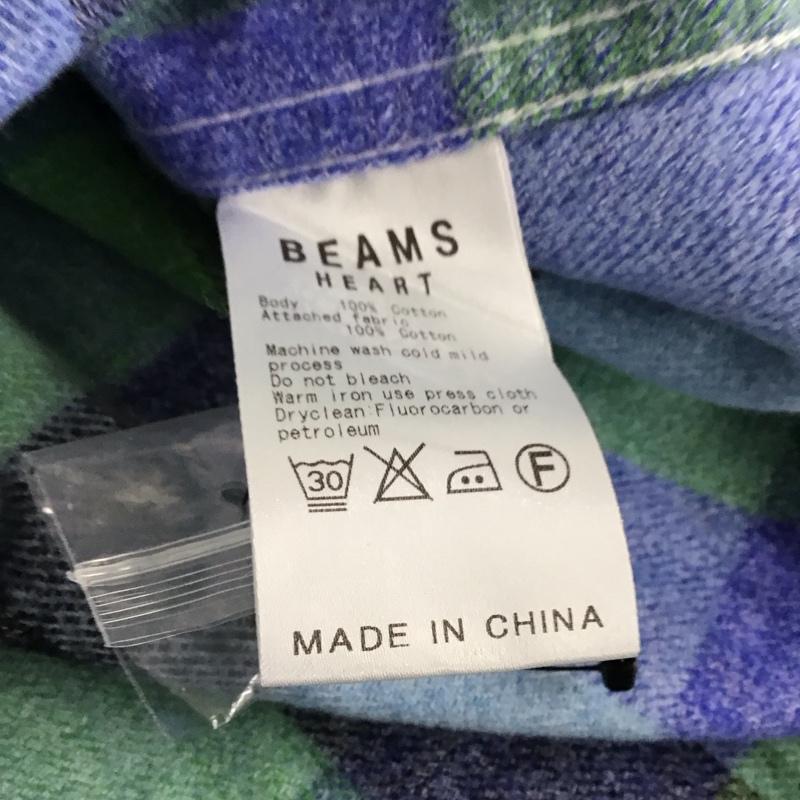 ビームス ハート BEAMS HEART シャツ、ブラウス 長袖 長袖シャツ チェックシャツ カラーシャツ ボタンダウンシャツ S チェック マルチカラー / マルチカラー / メンズ USED 古着 中古 10141819