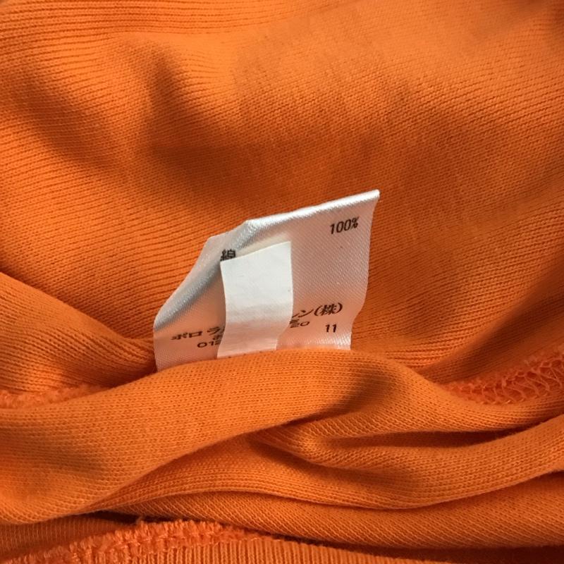 ポロゴルフラルフローレン POLOGOLF カットソー 長袖 長袖カットソー スタンドネック ジップアップネック M ロゴ、文字 橙 / オレンジ / メンズ USED 古着 中古 10141851