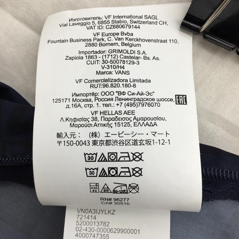 バンズ VANS ジャケット、上着 ジャケット、ブレザー VN0A3IJYLKZ L 青 / ブルー / X 黒 / ブラック / メンズ USED 古着 中古 10142014