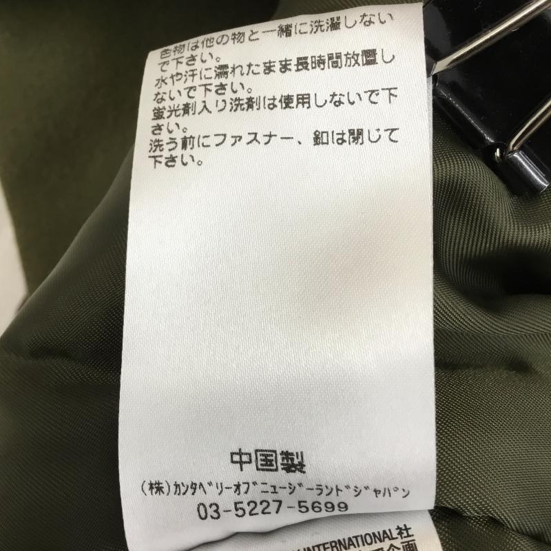 カンタベリーオブニュージーランド CANTERBURY OF NEW ZEALAND ジャケット、上着 ジャンパー、ブルゾン RA78574 フライトジャケット L ロゴ、文字 カーキ / カーキ / メンズ USED 古着 中古 10142015