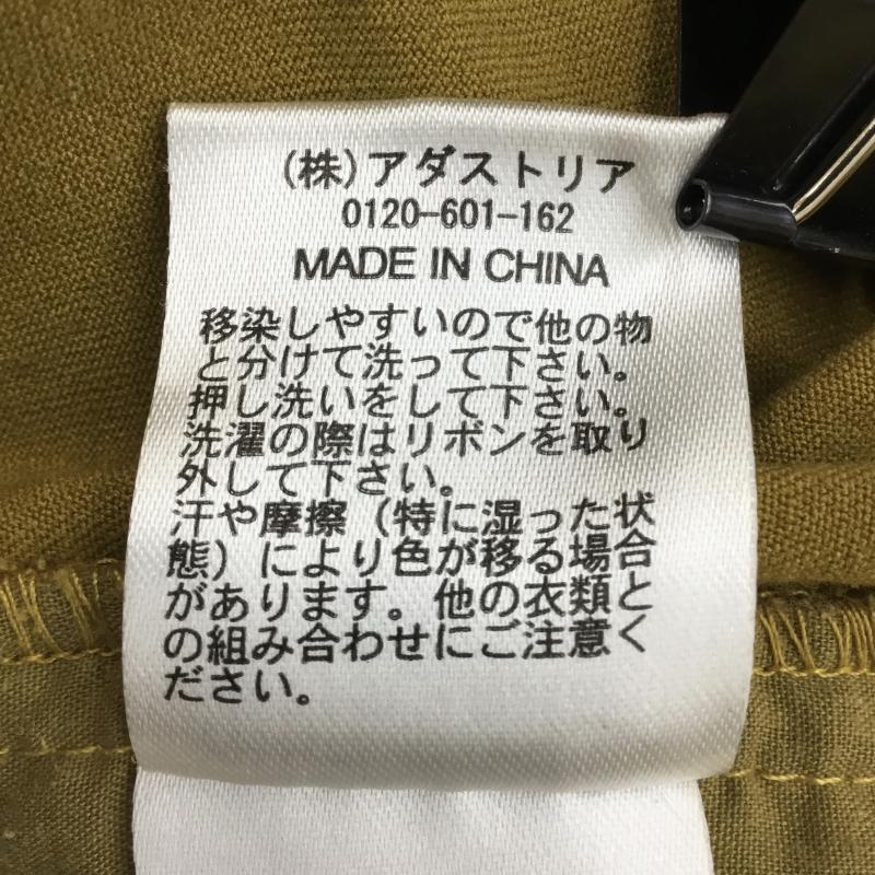 ニコアンド niko and... パンツ ワークパンツ、ペインターパンツ ST71CL03MF ワイドパンツ 4 無地 マスタード / マスタード / レディース USED 古着 中古 10142030