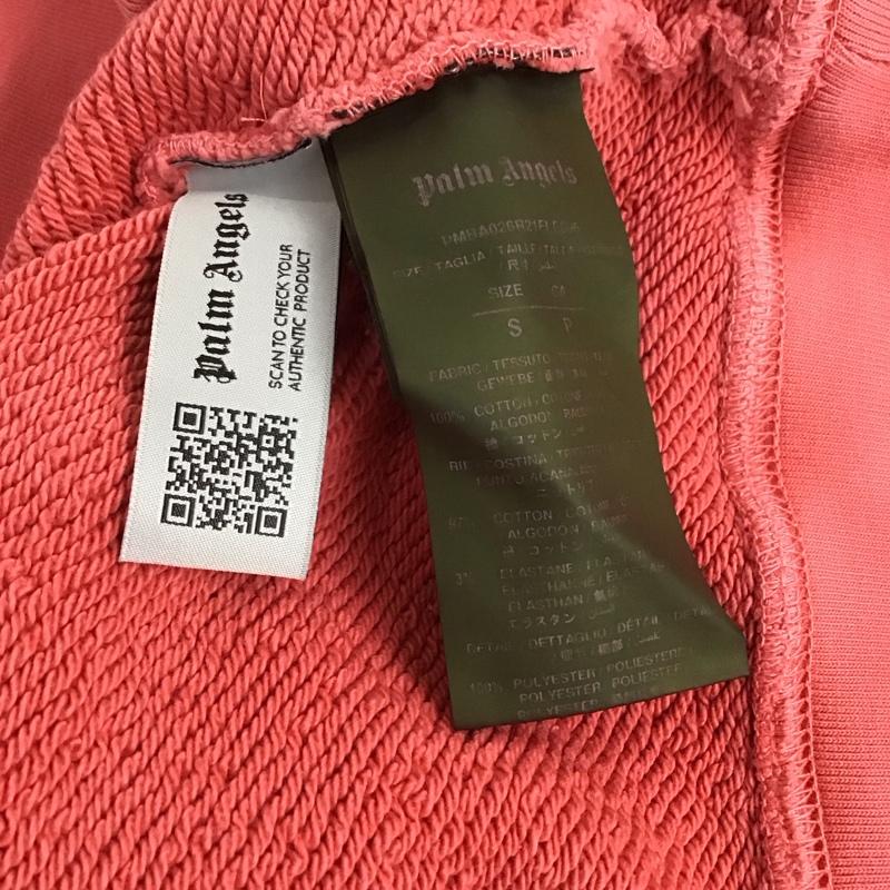 パームエンジェルス Palm Angels トレーナー 長袖 長袖トレーナー スウェット クルーネック プルオーバー S ロゴ、文字 赤 / レッド / メンズ USED 古着 中古 10142350