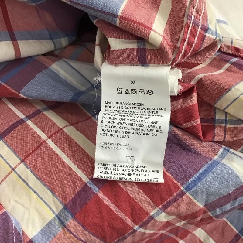 ノーティカ NAUTICA シャツ、ブラウス 長袖 長袖シャツ チェックシャツ カラーシャツ ボタンダウンシャツ XL チェック マルチカラー / マルチカラー / メンズ USED 古着 中古 10142580