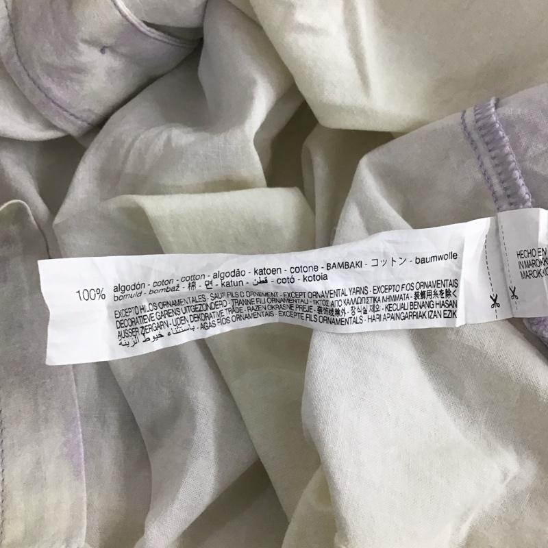 ザラ ZARA シャツ、ブラウス 半袖 半袖シャツ プリントシャツ 刺繍シャツ XL ロゴ、文字 マルチカラー / マルチカラー / メンズ USED 古着 中古 10142612