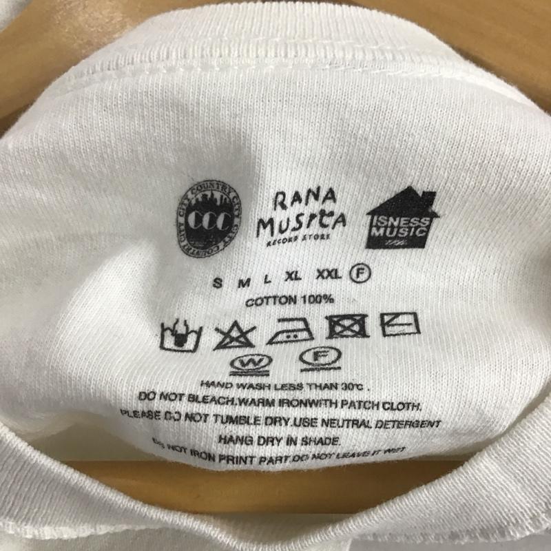 シティー カントリー シティー CITY COUNTRY CITY Tシャツ 半袖 半袖カットソー プリントTシャツ クルーネックカットソー FREE プリント 白 / ホワイト / メンズ USED 古着 中古 10142641