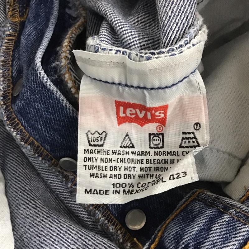 リーバイス Levi s パンツ デニム、ジーンズ 2001年 メキシコ製 501 28インチ 無地 水色 / ライトブルー / レディース USED 古着 中古 10142776