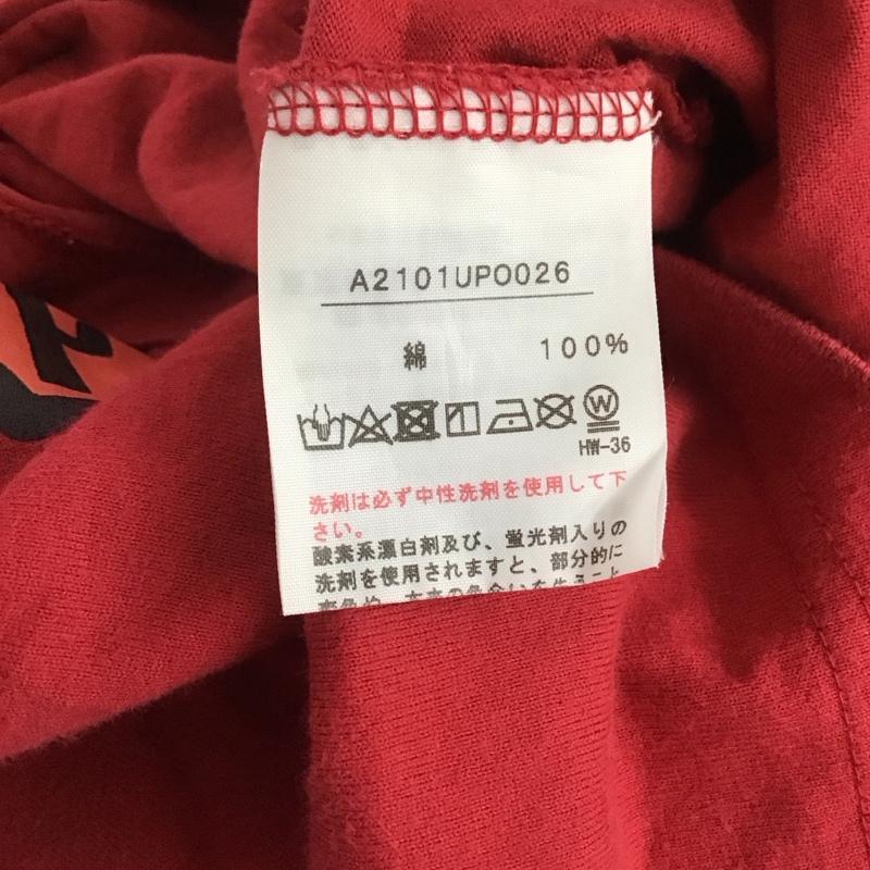 ピンクハウス PINK HOUSE Tシャツ 長袖 プリント 赤 / レッド / レディース USED 古着 中古 10143369
